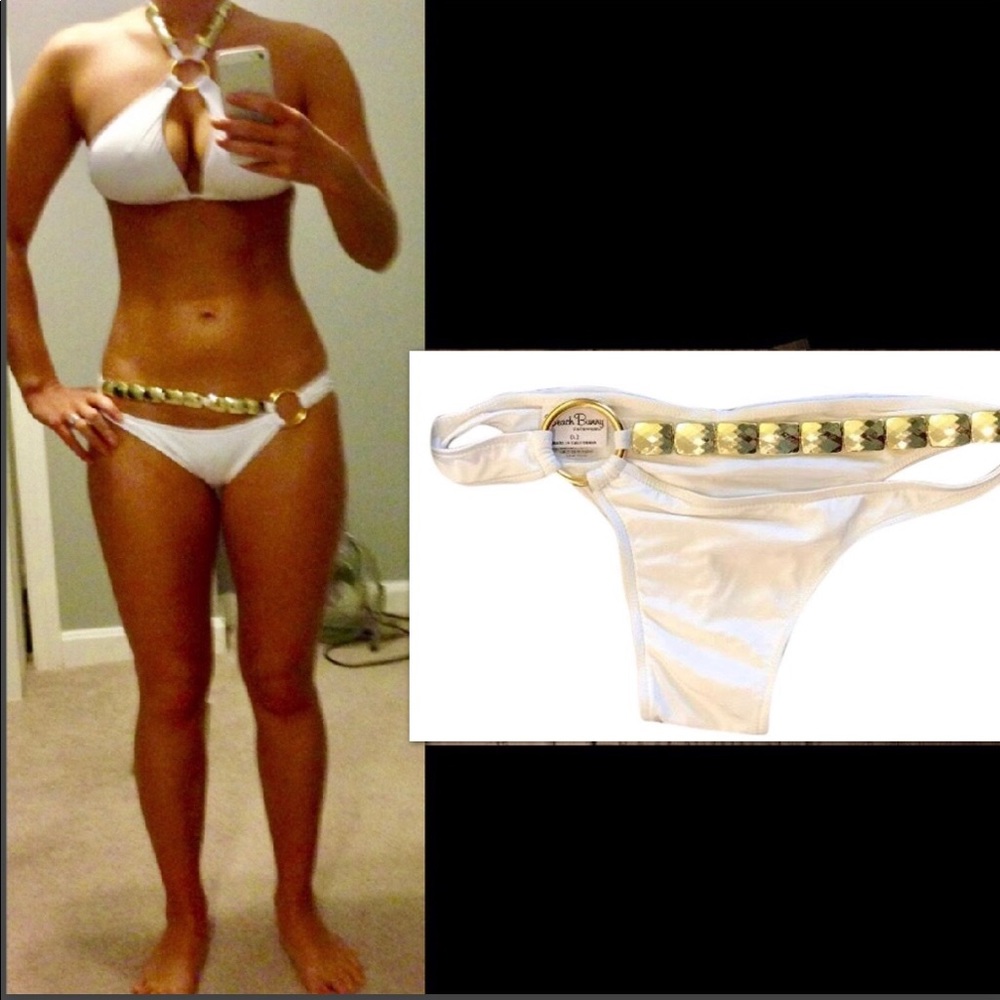 BEACH BUNNY CHAINLINK PEEK A BOO BOTTOMS - Picture 2 of 8